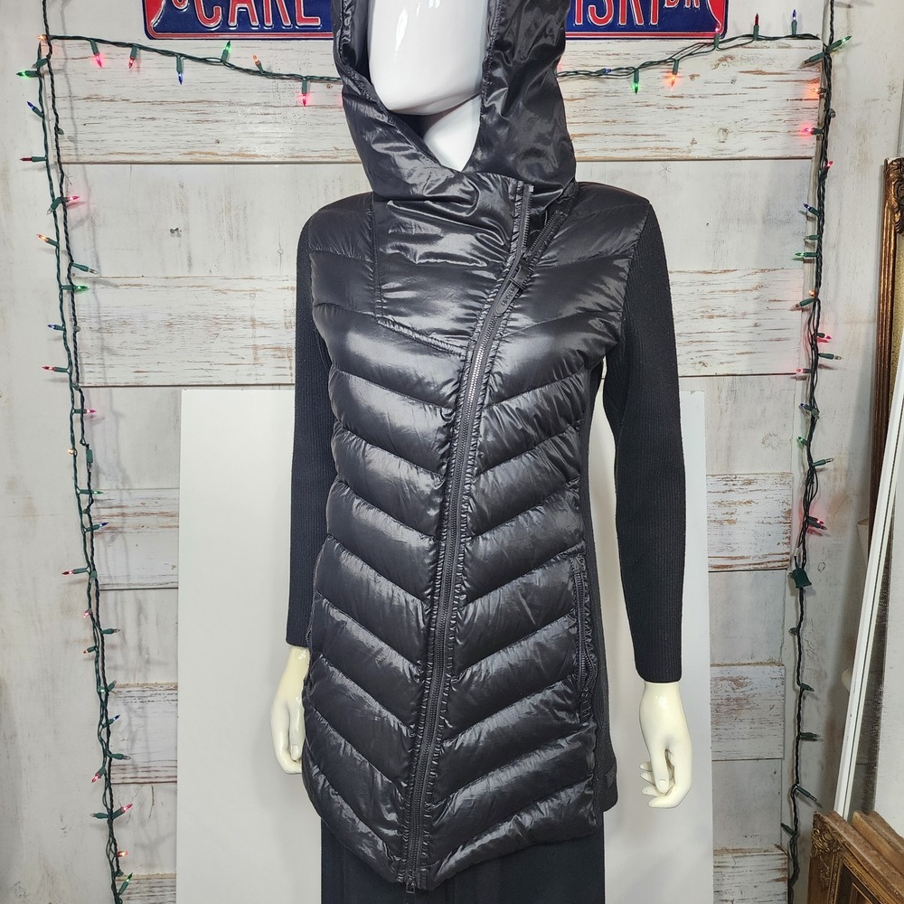 CALVIN KLEIN PACKABLE DOWN PUFFER WOMEN'S JACKET, SZ S, HOODED @35